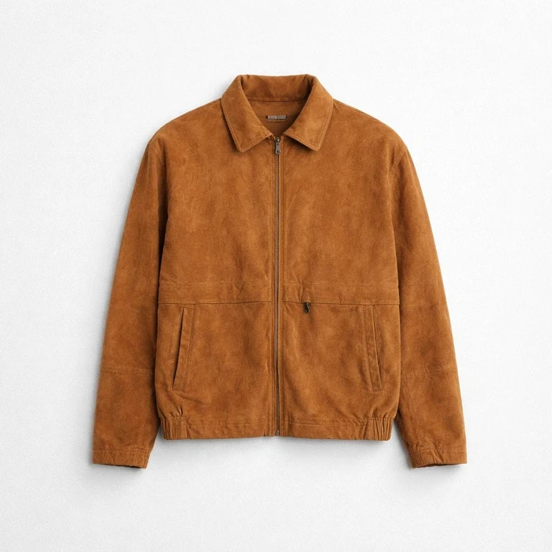 Giubotto Combipel vera pelle scamosciata