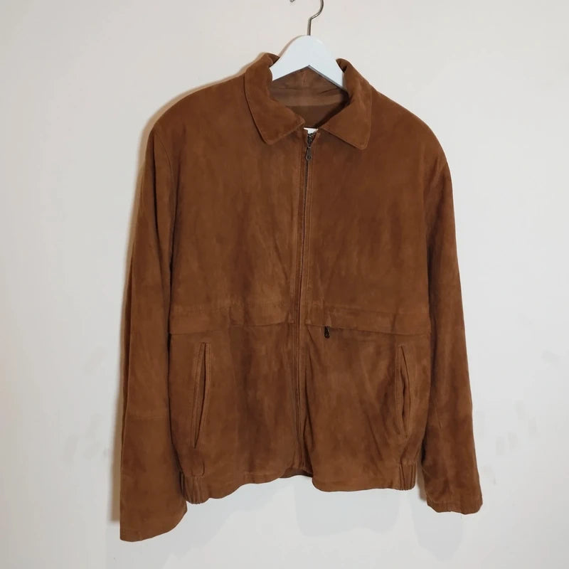 Giubotto Combipel vera pelle scamosciata