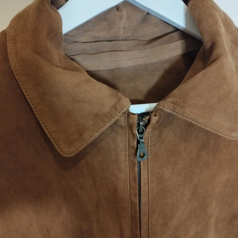 Giubotto Combipel vera pelle scamosciata