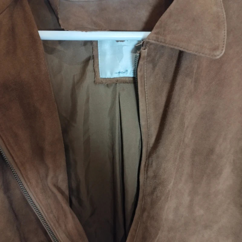 Giubotto Combipel vera pelle scamosciata