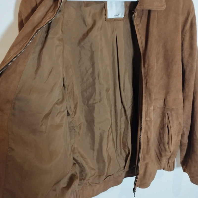 Giubotto Combipel vera pelle scamosciata