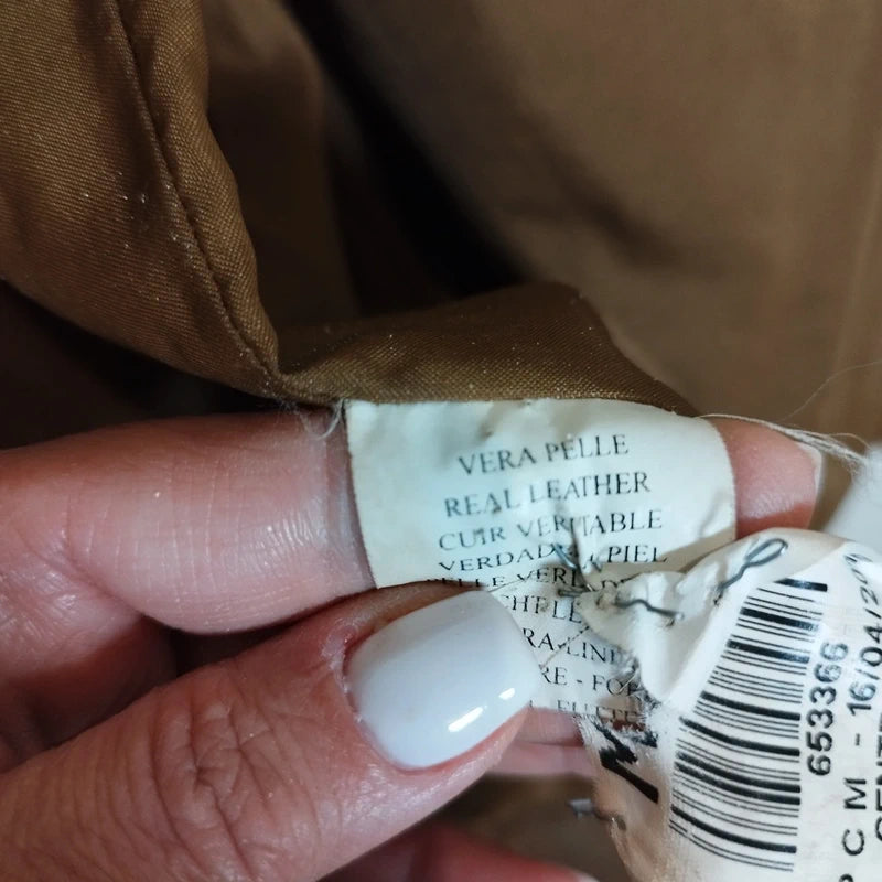 Giubotto Combipel vera pelle scamosciata