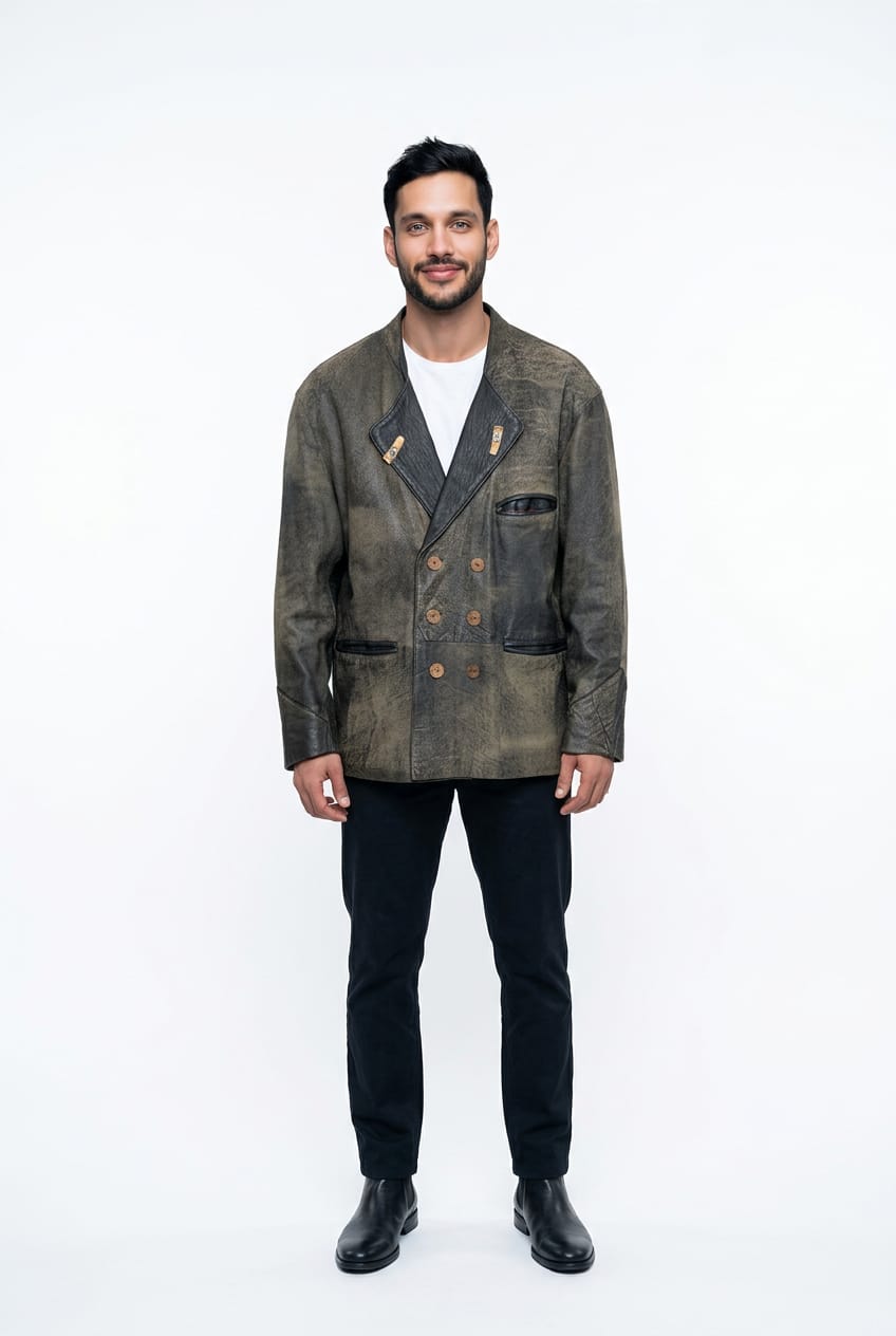 Giacca in pelle - Ledermann