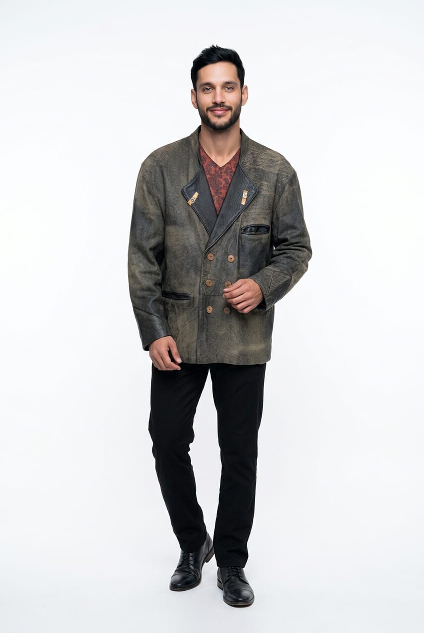 Giacca in pelle - Ledermann